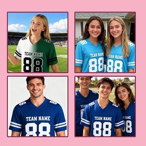 Camiseta de Fútbol Personalizada con Nombre, Número y Logotipo del Equipo, Uniforme Personalizado para Hombres, Mujeres, Jóvenes y Niños - Product Image 4