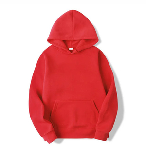 เสื้อฮู้ดดี้ผ้าฝ้ายฟลีซคุณภาพพรีเมียมสีเทาชาร์โคลแบบสวมหัวทรงปกติสำหรับผู้ชาย - Product Image 3