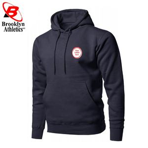 Ensemble pull à capuche oversize pour homme 50% coton 50% polyester sweat imprimé à manches longues Collection hiver noir teint uni - Product Image 4