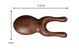 Eco-Friendly Rustic Wooden Gua Sha <b>Face</b> Massager with Solid Acacia Wood Crafts for Muscle Relaxation-New Year Gift - Product Image 3