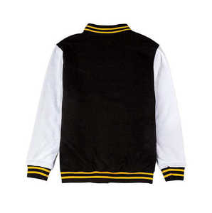 Veste universitaire unisexe personnalisée de haute qualité, imperméable, écologique et respirante, col rond, style Letterman - Product Image 2