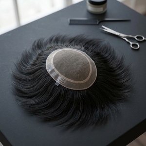 Prótesis Capilar de Cabello Remy Ondulado Natural Miraje para Hombres, Peluca Capilo de Cabello Indio, Base de Seda Taz Hair Bangladesh - Product Image 3