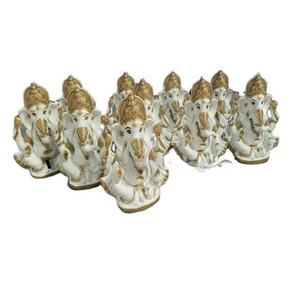 Exquisita estatua de Ganesha de fibra para decoraciones de bodas fabricada por el fabuloso proveedor de estatuas Lord Ganesha - Product Image 1