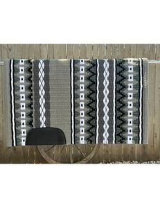 Manta de lana resistente para silla de montar western, almohadilla para silla de caballo, tamaño personalizado, proveedor de almohadillas para rodeo, fábrica - Product Image 4