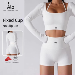 Pantalones de Yoga Transpirables Sin Costuras de Moda 2026, Leggings de Cintura Alta con Efecto Push-Up, Shorts Deportivos para Mujer - Product Image 4