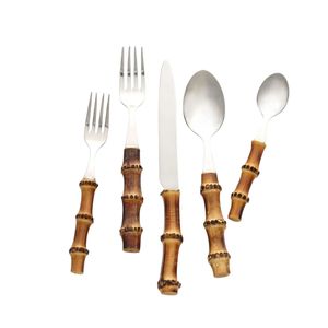 Ensemble de couverts en acier inoxydable en gros, couteau, fourchette, cuillère à manche noir, vaisselle occidentale moderne, couverts de luxe pour cuisine - Product Image 2