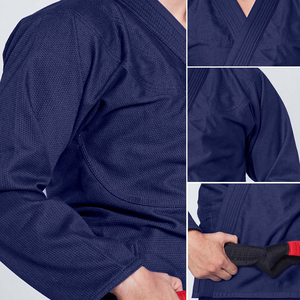 ชุดยูโดบราซิลเลียนยิวยิตสู (BJJ Gi) สำหรับการแข่งขัน น้ำหนักเบา ผ้าเพิร์ลวีฟ รับผลิตตามแบบ (OEM) ขายส่ง - Product Image 6