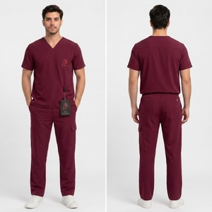 Traje quirúrgico premium para el cuidado de la salud, ofrece comodidad transpirable, apariencia elegante y diseño funcional para el uso diario de los profesionales médicos. - Product Image 5