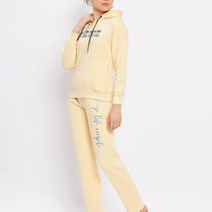 Chándal de Forro Polar con Capucha para Mujer, de Alta Calidad, Personalizado, Corte Regular, Secado Rápido, Logotipo Personalizado, Color Sólido - Product Image 3