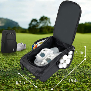 Factory Direct Supply Multipurpose <b>Canvas</b> Fashion Golf Shoes Bags Personalized Custom Logo Print Shoes Bags For Adults - Product Image 6