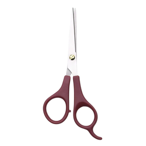 Ciseaux en plastique professionnels de haute qualité en acier inoxydable pour la coupe de cheveux avec poignées noires et lames affûtées - Product Image 3