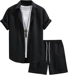 Conjunto de Camiseta sin Mangas y Pantalones Cortos con Lavado Ácido para Hombre, Ropa Urbana, Fabricante de Ropa Personalizada OEM ODM, Verano, Casual, 100% Poliéster - Product Image 1