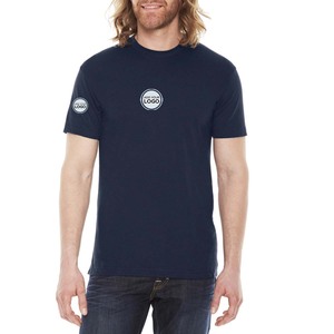 เสื้อยืดทรงเข้ารูปสำหรับผู้ชาย ผ้าคอตตอนหวี 100% ผสมสามชนิด - เสื้อยืด Next Level 3600 สีน้ำเงินกรมท่า สำหรับทุกเพศ - Product Image 1