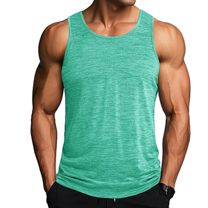 Latest Style Sleeveless Men Tank Top New Design Custom Breathable Plus Size Workout Gym Men Tank Top uploaded by Dress Sports - Product Image 1