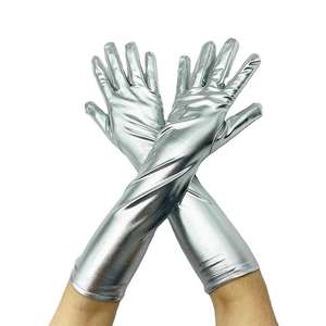 Guantes Largos de Cuero para Mujer, Modernos y Elegantes, de Moda - Product Image 1