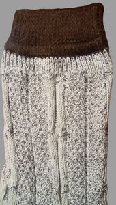 Chaussettes traditionnelles pour hommes Loferl avec motif en tricot torsadé, chauffe-jambes avec section chaussette, tricot circulaire traditionnel pour l'Oktoberfest - Product Image 2