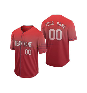 Maillot de baseball américain personnalisé pour homme – Respirant, anti-humidité, séchage rapide, grandes tailles, vierge, broderie nom et logo, softball - Product Image 2