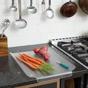 Planches à découper antidérapantes en acrylique transparent pour protéger le plan de travail de la cuisine, planche à découper pour fruits et légumes au prix le plus bas - Product Image 1