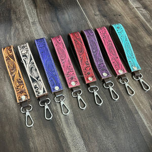 Correa de Cuero Genuino de Vaca Clásica y Resistente para Llaves, Estilo Retro, con Herramientas de Cuero Premium, Porta Llaves Turquesa Unisex - Product Image 6