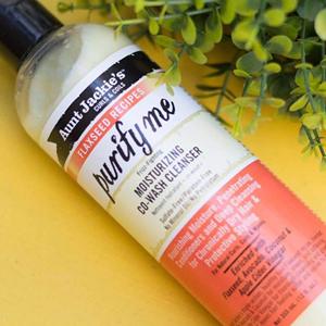 Nettoyant et démaquillant purifiant et hydratant à la lin d'Aunt Jackie (12 oz / 355 ml) - Product Image 1
