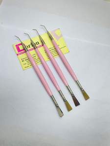 Peigne en Y portable réutilisable rose clair en acier inoxydable pour rehaussement et lamination des cils - Product Image 5