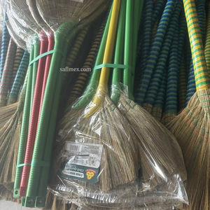 ไม้กวาดเอเชีย ไม้กวาดหญ้าเสือเวียดนาม ด้ามยาว สำหรับทำความสะอาดบ้าน ราคาถูก โรงงานส่งออกจากเวียดนาม - Product Image 1