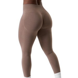 Stone Women's <b>High</b> Waist Seamless Compression Leggings for Gym Fitness Yoga Running Workout Squat Proof Four Way Stretch - Product Image 2