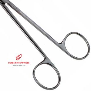 กรรไกรตัดไหมแบบโค้งพร้อมรูเย็บ เครื่องมือผ่าตัด สแตนเลสสตีล ตัดได้อย่างแม่นยำ เครื่องมือทางการแพทย์ - Product Image 3