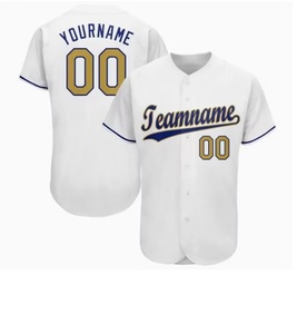 Vente en gros OEM, uniformes de baseball personnalisés de haute qualité, t-shirts de baseball unis, maillots de baseball, t-shirts boutonnés et ensembles de pantalons - Product Image 3