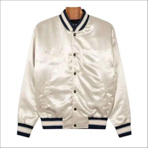 Chaqueta Bomber Negra para Hombre con Ribete Rosa, Cuello Camisero, Cierre de Botones, Corte Regular, Estilo Casual Otoñal - Product Image 3