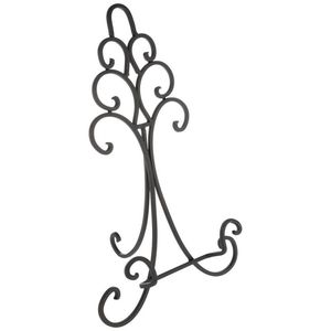 Metal <b>Plate</b> Stand For Restaurant Buffet <b>Plate</b> Display With Heavy Base And Elegant Simple Design - Product Image 1