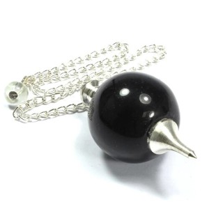 Pendule en pierre de soleil naturelle de qualité supérieure, boule de cristal pour la guérison Reiki, le Feng Shui et la radiesthésie, à vendre - Product Image 2