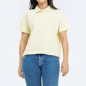 Camiseta Polo de Mujer 100% Algodón, Corte Ajustado, Diseña Tu Propio Logotipo, Fabricante OEM, Camiseta Polo de Mujer con Servicio OEM - Product Image 4