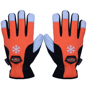 Heavy Duty Winter Mechanic Work <b>Gloves</b> White 100% Leather <b>Touchscreen</b> Breathable Eco-Friendly Thermal - Product Image 2