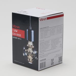 [Vitson] Edison LED Globe <b>Bulb</b> Snowflake High Quality 2200K <b>E26</b> 1.8W G95-G Snowflake Design for Interior KOR Style 46839 - Product Image 5