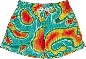 Shorts de basketball 2026 de 5 pouces 100 % polyester, personnalisables, double couche, imprimés par sublimation, couleur unie, séchage rapide, respirants, mi-longueur, décontractés - Product Image 3