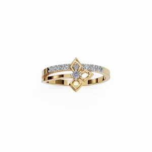 Elegante Juego de Anillos de Diamantes Cultivados en Laboratorio de 12 Piezas, Oro Amarillo de 18K, Certificación IGI, Claridad VVS, Corte Brillante, Estilo de Lujo - Product Image 1