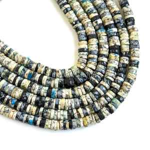 ลูกปัดแจสเปอร์ K2 ธรรมชาติทรงเหลี่ยมขนาด 5-6 มม. ลูกปัดอัญมณีแบบหลวมสำหรับทำเครื่องประดับ ขายส่ง ลูกปัดแจสเปอร์ขนาด 16 นิ้ว - Product Image 6