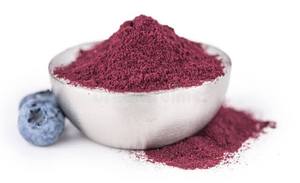 Poudre d'extrait de myrtille lyophilisée de qualité alimentaire, riche en anthocyanes, en pot en verre, poudre d'açaï, baies naturelles - Product Image 6