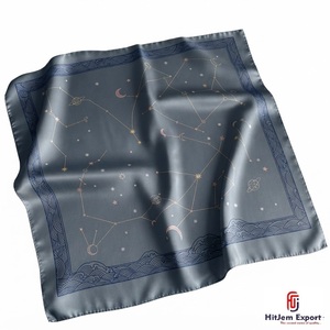 Lightweight Square <b>Scarf</b> Custom Digital Print Soft Fabric Premium Fashion Accessories Bulk Supply OEM ODM Manufacturer Supplier - Product Image 2