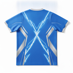 Maillot de football personnalisé imprimé par transfert thermique, prix d'usine, ensemble respirant et antibactérien 100 % polyester - Product Image 3