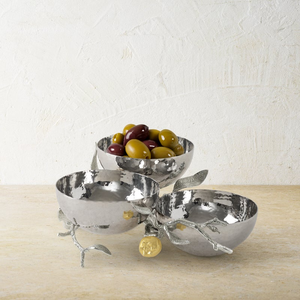 Bol à fruits en aluminium, centre de table moderne, luxe décoratif, or, écologique, durable, 2026 Saleem International - Product Image 1