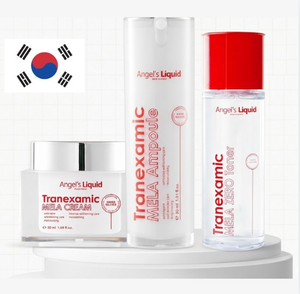 เซ็ตผลิตภัณฑ์บำรุงผิวหน้าแองเจิล ลิควิด ทรานเน็กซามิก แอซิด เมล่า ซีโร่ โทนเนอร์ แอมพูล ครีม บำรุงผิวกระจ่างใส ลดเลือนจุดด่างดำ ไนอะซินาไมด์ - Product Image 1