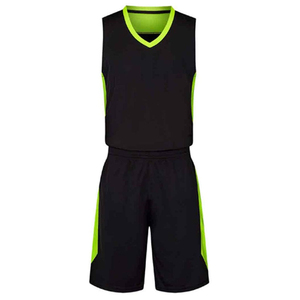 Tenue de basketball en matériau de qualité supérieure, dernier design, ensembles de maillots de basketball réversibles, service OEM - Product Image 2