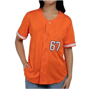 Camiseta de Béisbol para Mujer, Cuello en V, Transpirable, Talla Grande, con Nombre, Logotipo, Sublimación de Liga, Bordado para Equipos Escolares, Aficionados y Equipos - Product Image 6