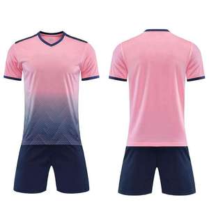 OEM Football Jersey Kids Custom <b>Soccer</b> Uniform Outfit School Printing Breathable Quick Dry Waterproof Wear - Product Image 4