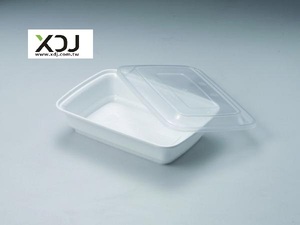 ถาดพลาสติก PP รูปทรงสี่เหลี่ยมผืนผ้า XDJ พร้อมฝาปิดใส เกรดสำหรับอาหาร สำหรับใช้ในอุตสาหกรรม - Product Image 1