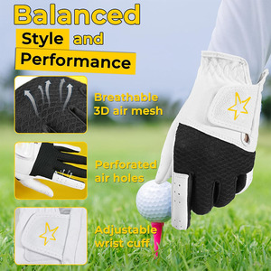 Gants de golf pour hommes et femmes, gants de golf performants, matériau luxueux pour la paume pour une sensation inégalée - Product Image 3