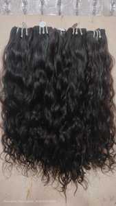 Remy Hair Remy Grade Raw Unprocessed Indian Burmese Curly Cuticle Aligned Human Hair 100g Natural Wavy Hair Bundles Wholesale - Product Image 5
