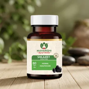 Maharishi Ayurveda Shilajit Rasyna, Extracto Herbal de Resina de Corteza, Prensado en Frío, 100% Puro, Natural, de Grado Alimenticio, Origen Silvestre - Product Image 1
